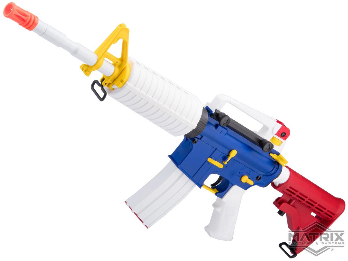 Matrix Custom Gundam Inspired M4 E.F.S.F. Custom AEG Rifle by CYMA Matrix Custom Gundam Inspired M4 E.F.S.F. Custom AEG Rifle by CYMA